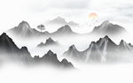 水墨山水画