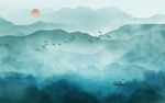 暮色群山