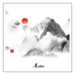 禅意山水画