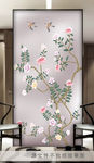 手绘工笔花鸟画