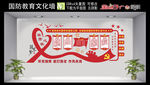 国防教育文化墙
