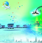 海天夜灯