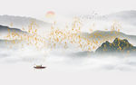 抽象山水画