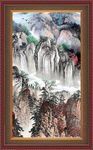 大厅山水画