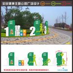 健康主题公园广场健康四大基石