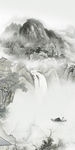 高档山水玄关新画 tif分层