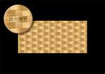 竹编矢量四方连续图案