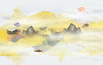 高端气派山水画