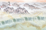 山水情石纹