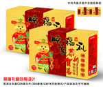 矢量高端新年礼盒包装设计