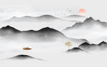 中式山水画
