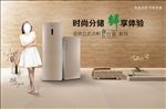 容声冷柜立式冷冻柜海报