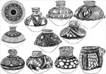 商周时代 古代传统瓷器花纹