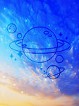 手绘天空之梦