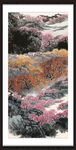 竖幅山水画