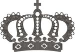 皇冠烫钻图案