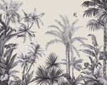 手绘中世纪热带雨林西洋画