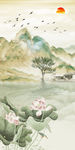 新品高端山水画 tif分层