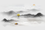 新中式山水画