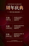 周年庆充值海报