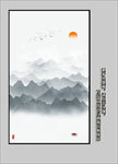 玄关山水画