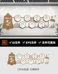 算好人生七笔账廉政党建文化墙