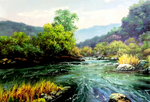 山水油画