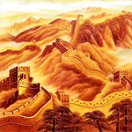 长城水墨画