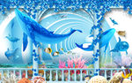 3D梦幻海底世界背景墙