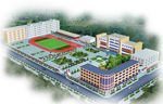 学校鸟瞰图