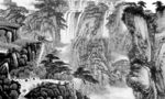 水墨国画背景墙