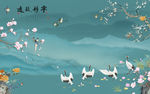 大气山水高清墙画 TIF分层