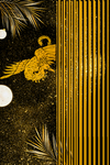 中国风国潮屏风插画元素