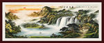 巨幅山水画