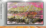 餐厅油画