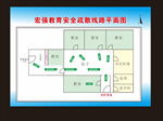 学校消防疏散图