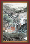 巨幅山水画