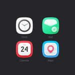 i8-精致app图标邮件时间闹