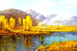 风景田园油画