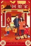 春节大年初二海报