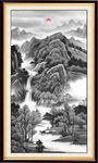 水墨山水画