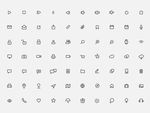 sketch线稿线性图标
