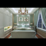 现代美式风格装修卧室效果图