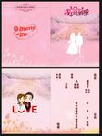 婚庆 结婚 请帖 春梅红