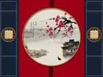 新中式背景墙