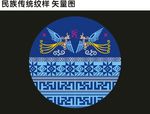 壮族纹样民族织锦图案传统图案