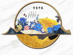 新中式背景墙