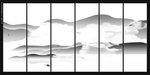 现代抽象意境水墨画