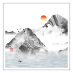 禅意山水画