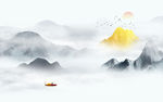 水墨山水画